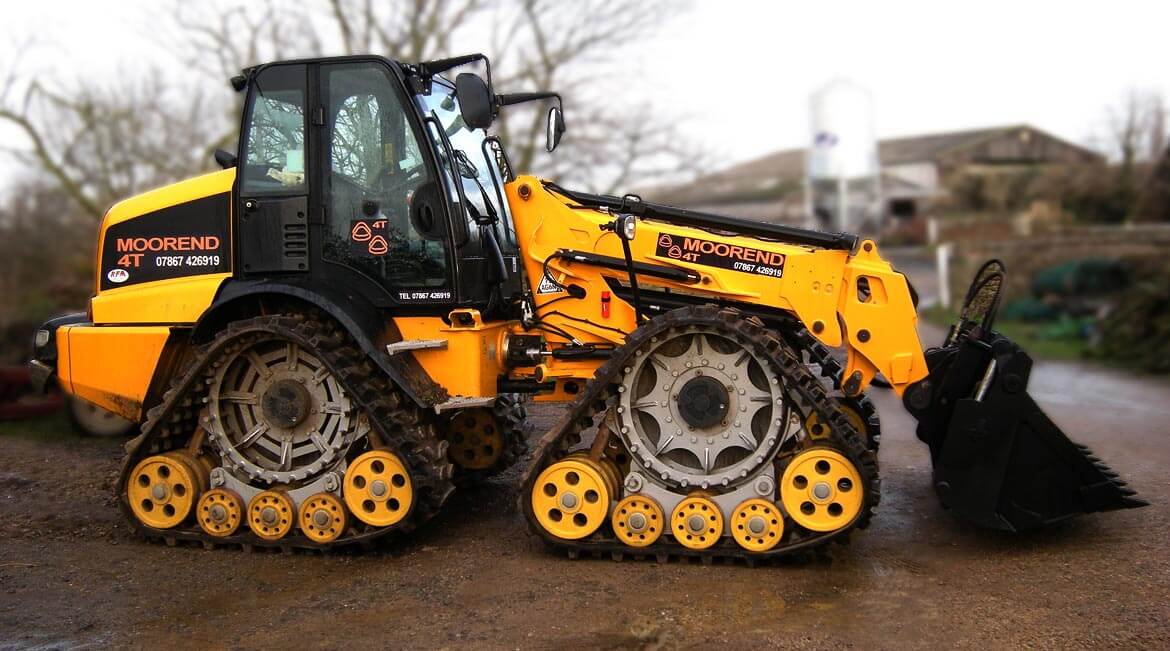 Polyurethane wheels for diggers and Dumpers