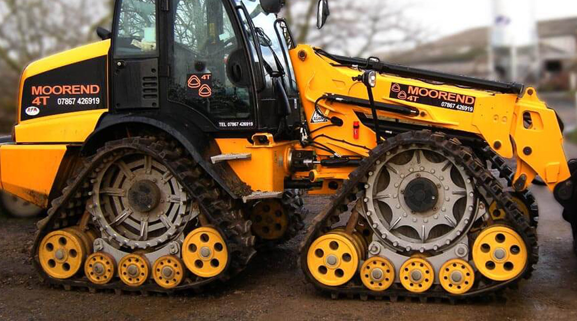 Guide wheels for Moorend specialist tracked vehicles